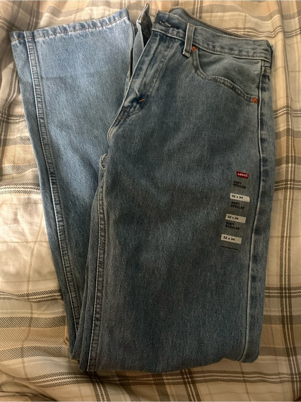 Levi's Men's Light Wash Straight-Leg Jeans